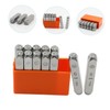 NUOBESTY 12pcs Flower Pattern Steel Stamping Tool Set for Leather