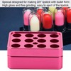 12 holes 9.3mm DIY AluminumLipstick Mold Lipstick Fill Mold Making