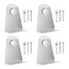 EMSea 4PCS Hold Down Brackets with Mounting Screws Metal Blinds