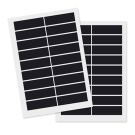 1.75" x .5" Small Rectangle, Adhesive Striker Match Striker Stickers for Easy Match Lighting (36)
