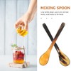 IMIKEYA Set of 4 Horn Egg Spoons Drinks Stirring Spoon