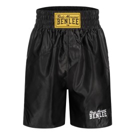 BENLEE Rocky Marciano Unisex's Bonaventure Boxing Trunk-Black, X-Large
