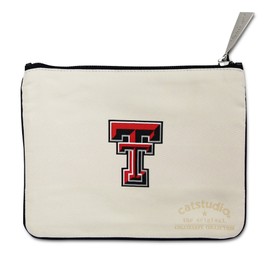 catstudio Texas Tech University Collegiate Zipper Pouch Purse | Holds Your Phone, Coins, Pencils, Makeup, Dog Treats, & Tech Tools