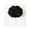 LUCKY CHIN silk oversized scrunchies for frizz&breakage prevention,1pc， (black)