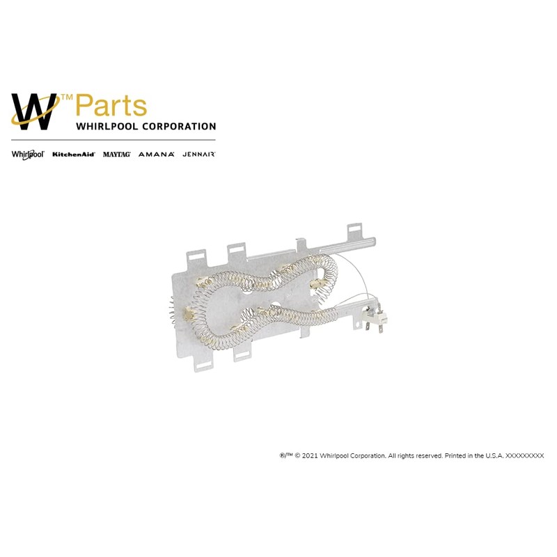 Whirlpool WP8544771 Genuine OEM Dryer Heating Element Assembly Replacement Part