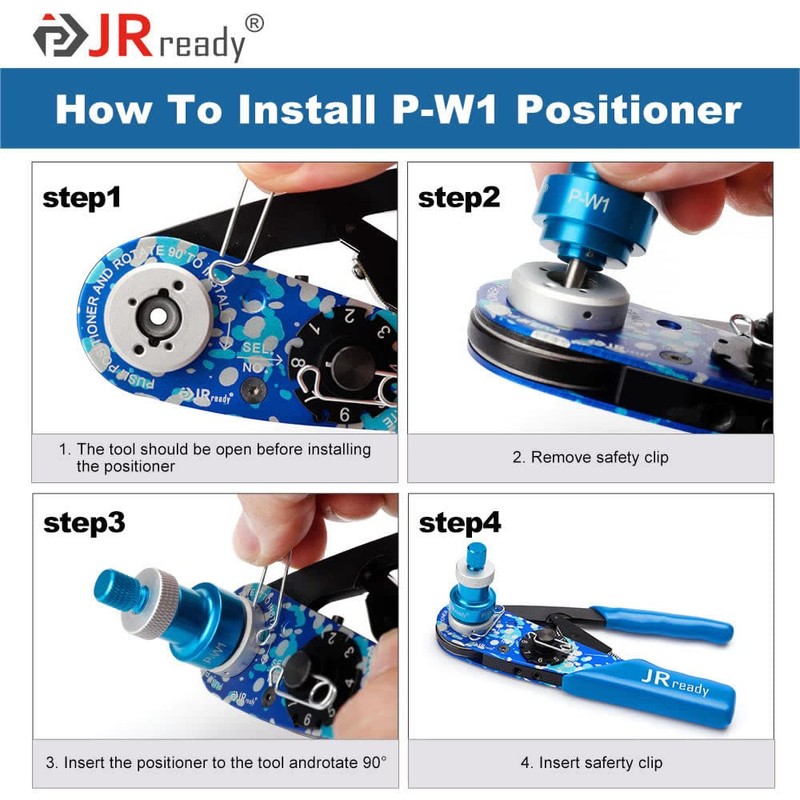 JRready P-W1 Universal Positioner for NEW-AS2 YJQ-W1A NEW-AS2G M22520 2