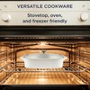 CorningWare QuickHeat 5.7-QT Cast Aluminum Roaster With Lid & Non-Stick