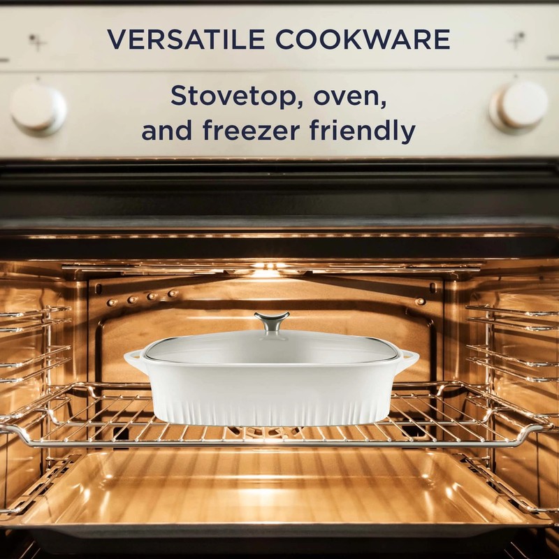 CorningWare QuickHeat 5.7-QT Cast Aluminum Roaster With Lid & Non-Stick