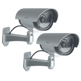 ELRO CDB25S-2 Outdoor Dummy Surveillance Camera with LEDs Pack of 2