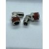 Air Suspension Fittings 2x 1/2 NPT To 3/8 PTC 90