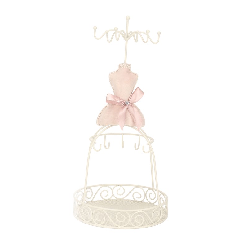 Mannequin Dress Jewelry Display Stand Earrings Necklace Storing Multifunctional Display