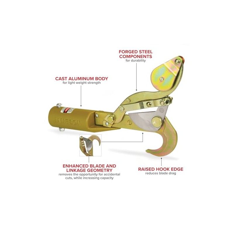 JA-14 Heavy Duty Side-Cut Pruner, Fixed Pulley, 1.25” Cut Capacity,