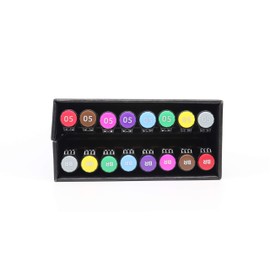 ETCHR Professional Multicolor Drawing Pen - 8 Colors with Two Tip Pens for Drawing, Sketching, Ink, Office and Writing - Quality Waterproof and Fade Resistant - Pack of 16