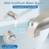 Universal Bathroom Brushed Nickel Tub Spout, Compatible with Westbrass E531D-1F-62,