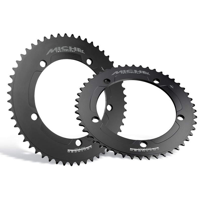 Miche Unisex's Primato Advanced Pista Track Chainring, Black, 52t