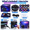 13-in-1 Galaxy Projector for Bedroom – Rotating Ultra-Clear Space &