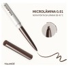 2 Pcs Delineador De Ojos Long Lasting Eye Liner Negromarrón