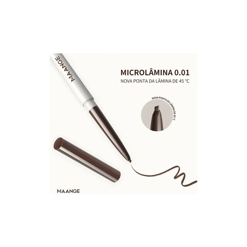 2 Pcs Delineador De Ojos Long Lasting Eye Liner Negromarrón