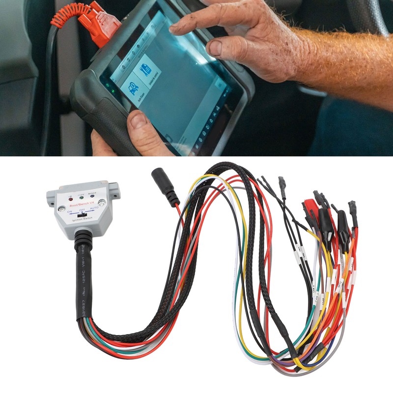 3 LED Lights Boot Bench Cable DB25 with Switch ECU