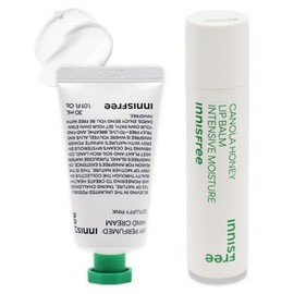 Innisfree My Perfumed Hand Cream (04 Dancing Daisy) + Rape Honey Lip Balm - Ultra moisturizing / 이니스프리 마이 퍼퓸드 핸드크림(04 댄싱 데이지)+유채꿀 립밤-초보습