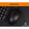 Importeek 3pz Mouse Optico Alambrico Usb Ergonomico Portatil Pc Laptop