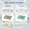 DK SONIC Ultrasonic Cleaner,1.5L 60W Stainless Steel Ultrasonic Jewelry Cleaner