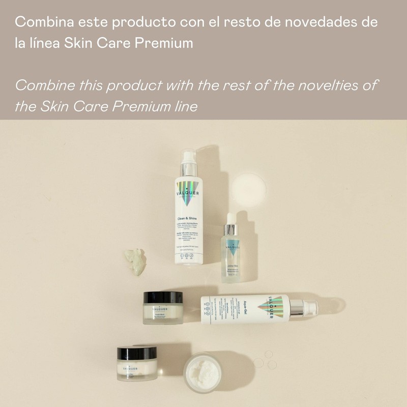 Valquer Laboratories Moisturising Face Mask with Bamboo Water and Algae