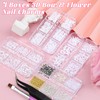 4 Boxes 3D Bow & Flower Nail Charms and Gems,