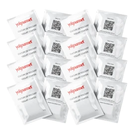 Yogourmet Yogurt Starter (16 Sachets = 16 Liters of Yogurt) - Make Yogurt at Home - Starter Culture - All Natural, Gluten Free, Kosher, Halal - 3 g Sachets
