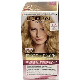 L'Oréal L'Oreal Excellence Crème #8.3 Light Golden Blonde (RUBIO CLARO DORADO) Hair Dye