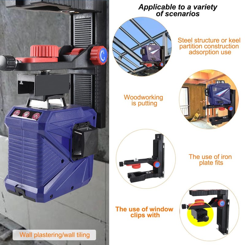 Laser Mount, Multifunctional Laser Tripod, Strong Magnetic Adjustable, for Bosch