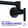 ANZZI Braccia Series 24" Wall Mounted Pot Filler in Oil