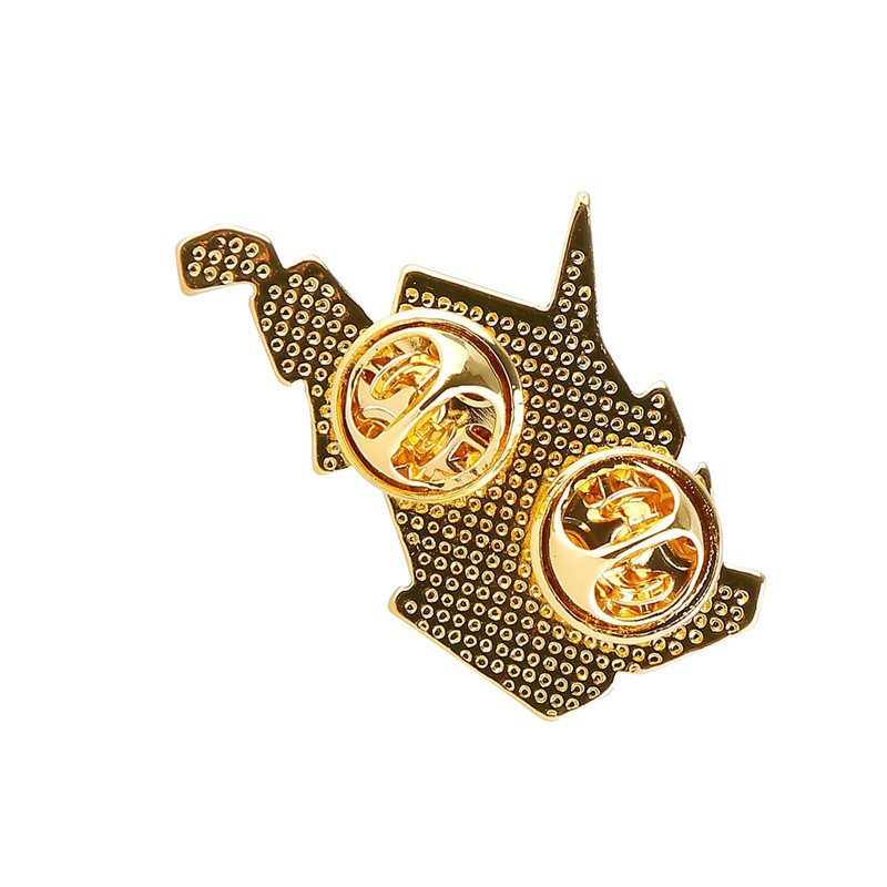 West Virginia State Shaped Map Lapel Metal Pin Enamel Brooch