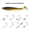 MITOBASS Paddle Tail Swimbaits 3inch Yellow