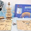 3D Wooden Brain Teaser Puzzle for Teens Wooden Music Boxes