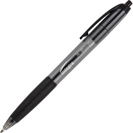 Integra 36175 Ballpoint Pen,Retract,Nonrefillable,Med. Pt,BK Barrel/Ink