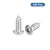 QUARKZMAN M3 x 8mm 304 Stainless Steel Hex Self Drilling