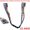 Micarun 6 Pins Instrument Cluster Gauges Jumper Connector Wiring Harness