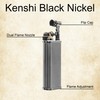 Kenshi Japanese Pipe Lighter - Refillable, Angled & Adjustable Soft-Flame,