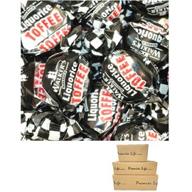 Liquorice Toffees Walker's Nonsuch 500g, Premier Life Store packaging