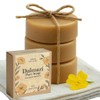 Dharmaji evening primrose extract 100% natural mildly acidic handmade soap, 3 packs, 100g / 달마지 달맞이꽃 추출액 100% 천연 약산성 수제 비누, 3개입, 100g