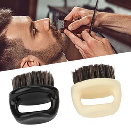 Joyzan Beard Brush, Knuckle Beard Brush, Beard Cleaning Brush, Mustache, Neck Beard Brush, Finger Styling, Face Soft Bristles, Sweep Barber, Men's Beard Comb, Moustache, Beard Care Tool for Men and