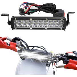Motorcycle LED Headlight Dirt Pit Bike Lamp Headlight 60 W 2500 Lm Driving Light Kit 22 mm Handlebar Universal for CRF XR EXC XC TE FE KLX PW 50cc 80cc 110cc 150cc 250cc