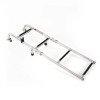 4 Steps Stainless Steel Boat Ladder Extension Folding Pontoon Ladder