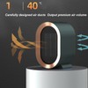 Electric Space Heater Indoor Efficient Portable Adjustable Fast Heater Fan
