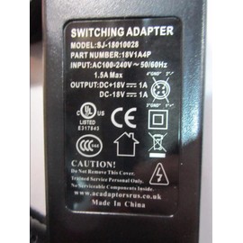 DIXIETREE Replacement 18V AC-DC Adaptor Power Supply for Klipsch iGroove HG Model 1007031