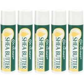 Moisturizing Lip Balm for Daily Lip Care Routines, Compact Travel Beauty Stick - Cococare Shea Butter