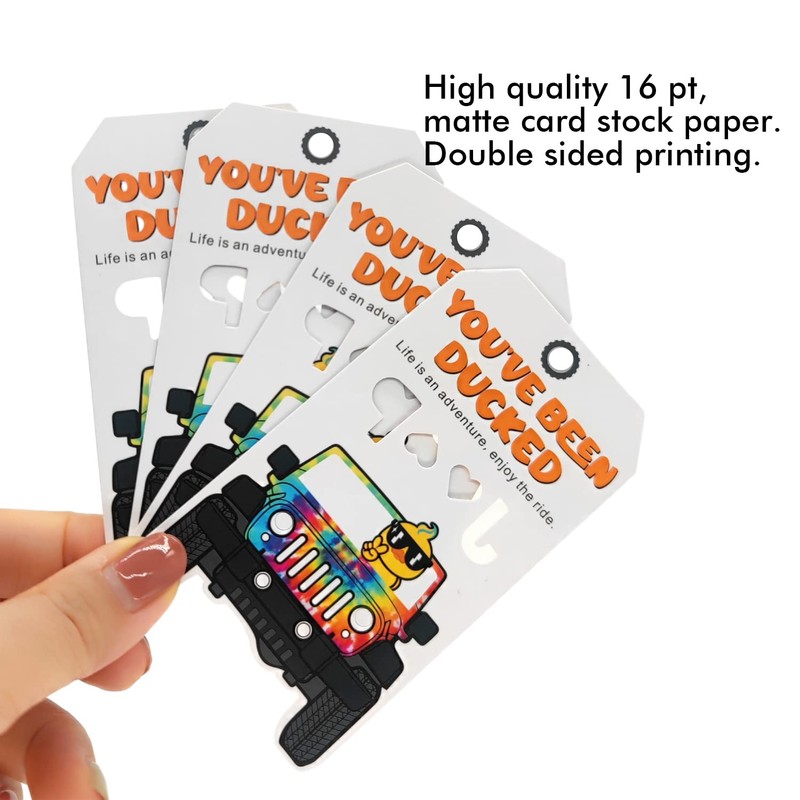 Duck Tags, You've Been Ducked, Duck Duck Tags, Rainbow Tie