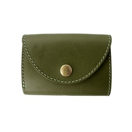 Baggy Port LKAZ-285 Tri-Fold Wallet, Cowhide Tochigi Leather, Mini Wallet, green