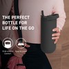 asobu Orbit 30oz/900ml Water Bottle, Sleek Insulated Bottle with Pop-Up